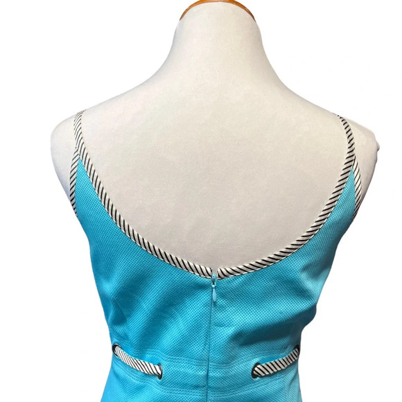 Donna Morgan Aqua Fitted Sheath Dress - Picture 7 of 7